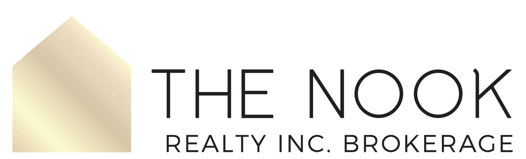 TheNook_SecondaryLogo-01 The Nook Realty Inc. Brokerage logo gold